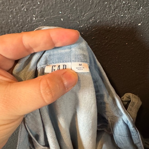 GAP Light Denim Wash Blue Wrap Skirt Size Medium - Picture 5 of 5